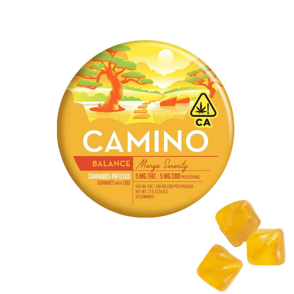 Balance | Mango Serenity THC:CBD 1:1 Gummies | 100mg | 20ct | 5mg/ea