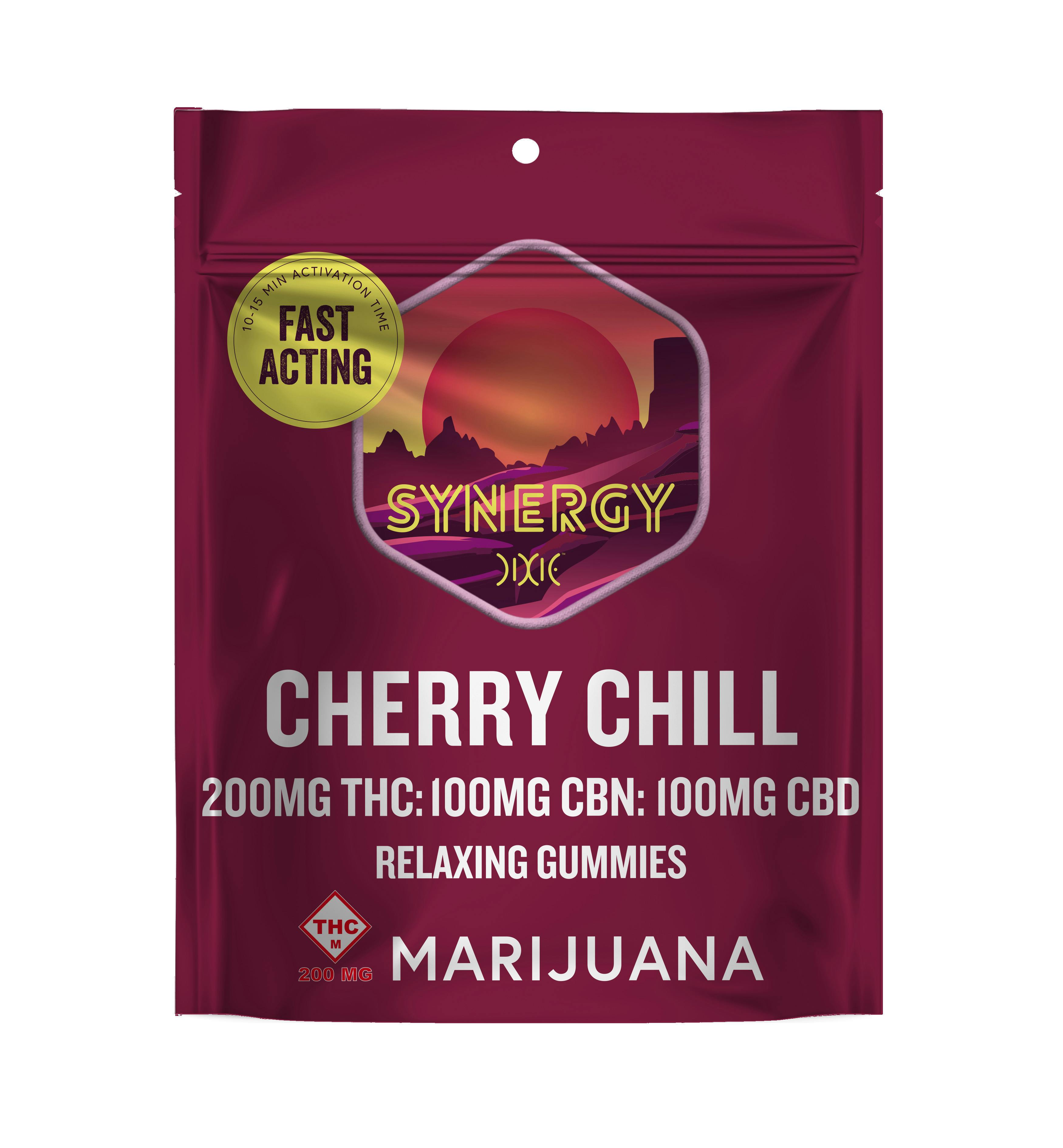 Dixie: Synergy | Gummies | Cherry Chill | 200mg | 10pk