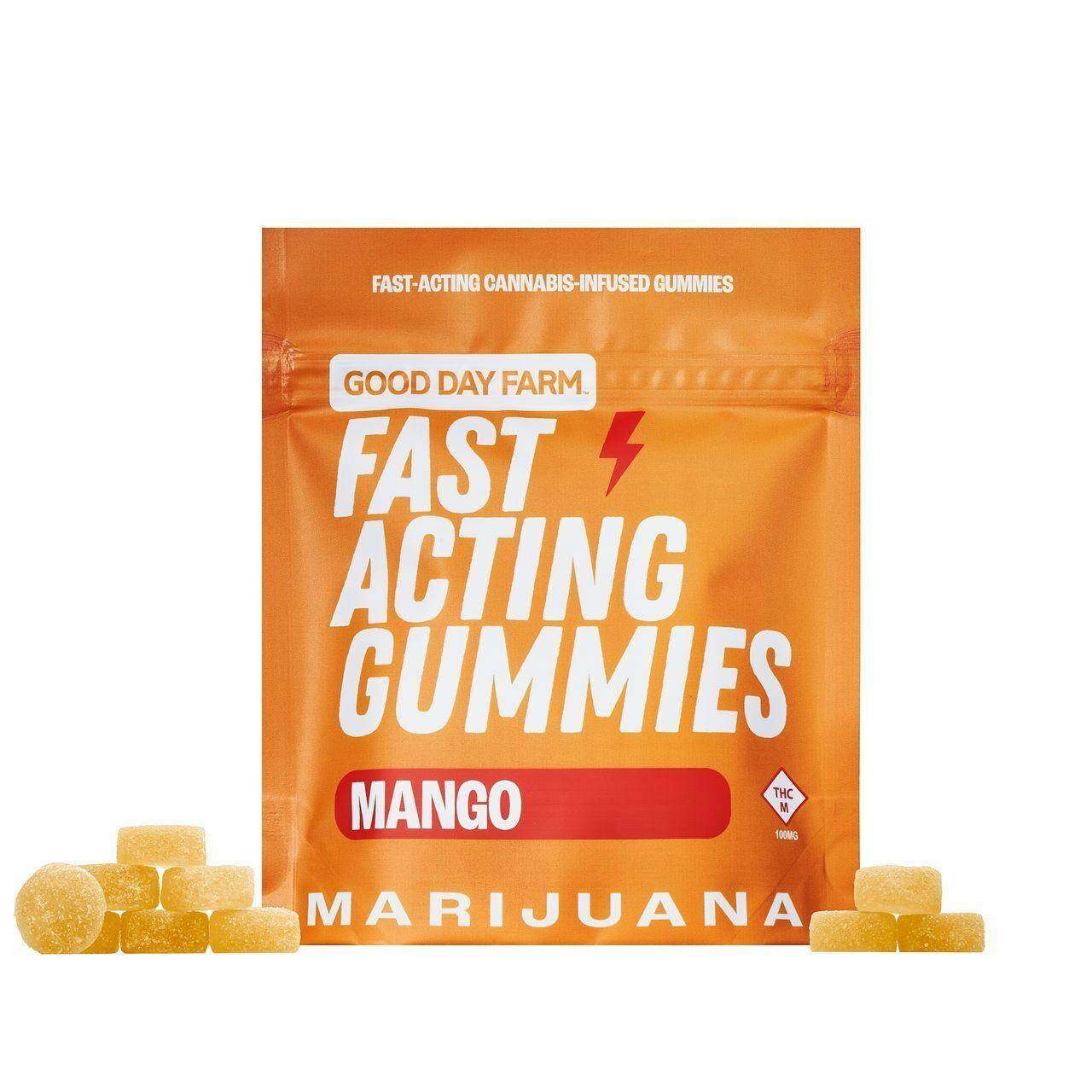 Mango Fast-Acting Nano Gummies (100mg)