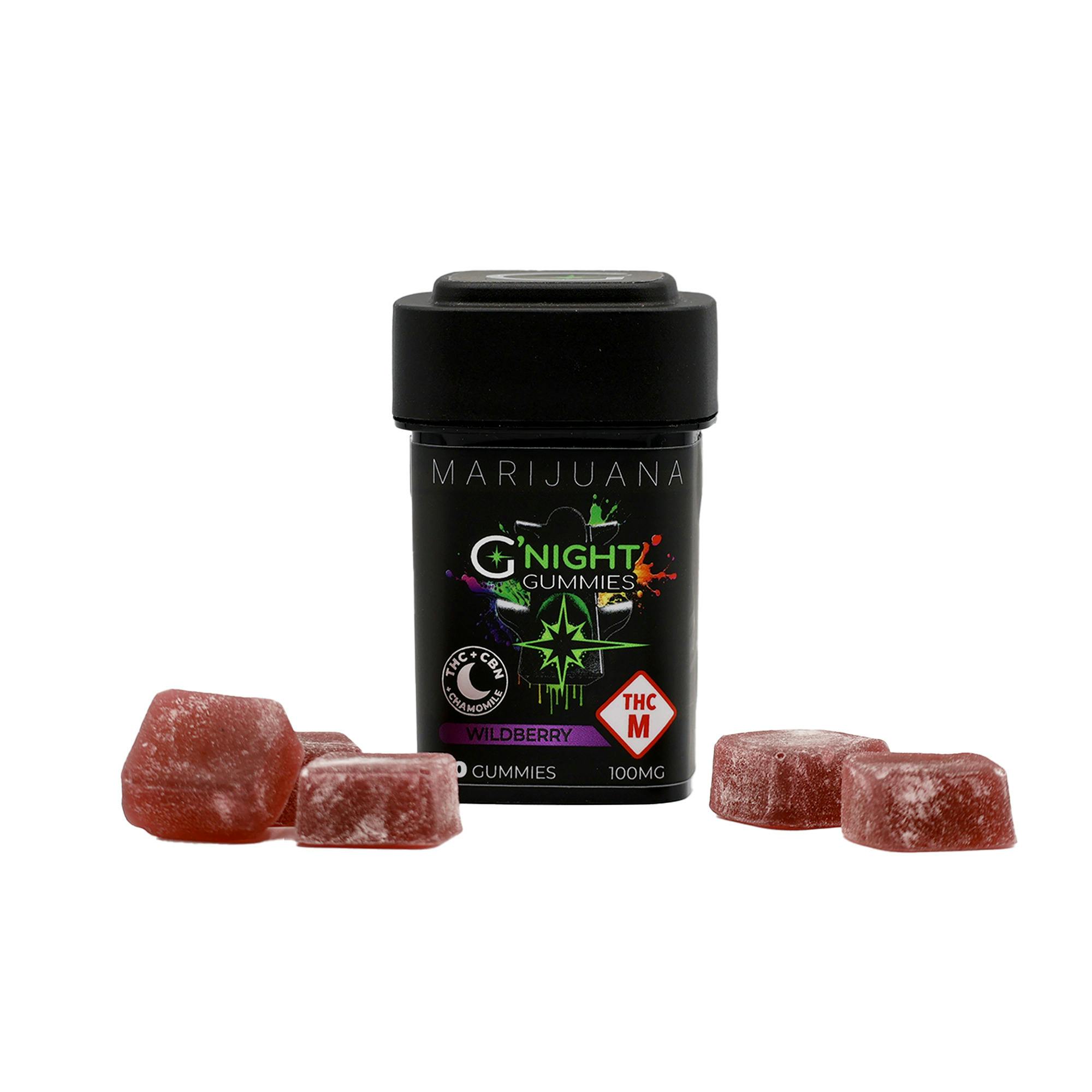 Wildberry G'Night Gummies (100mg)