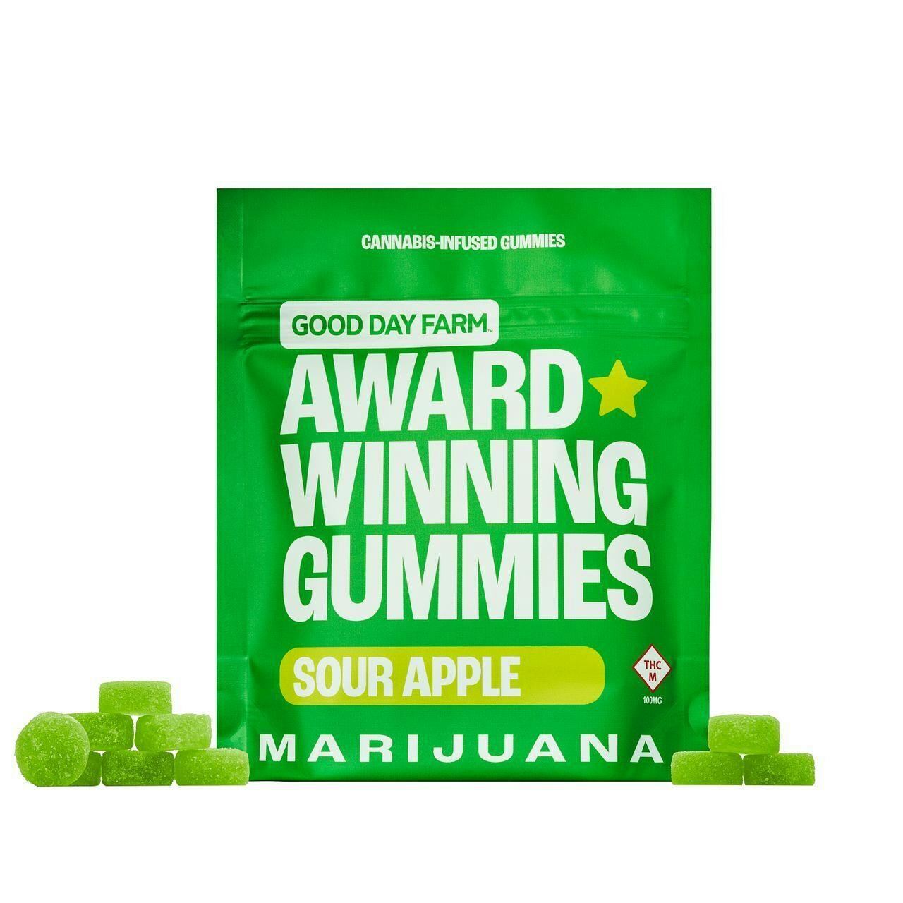 Sour Apple Gummies (100mg)