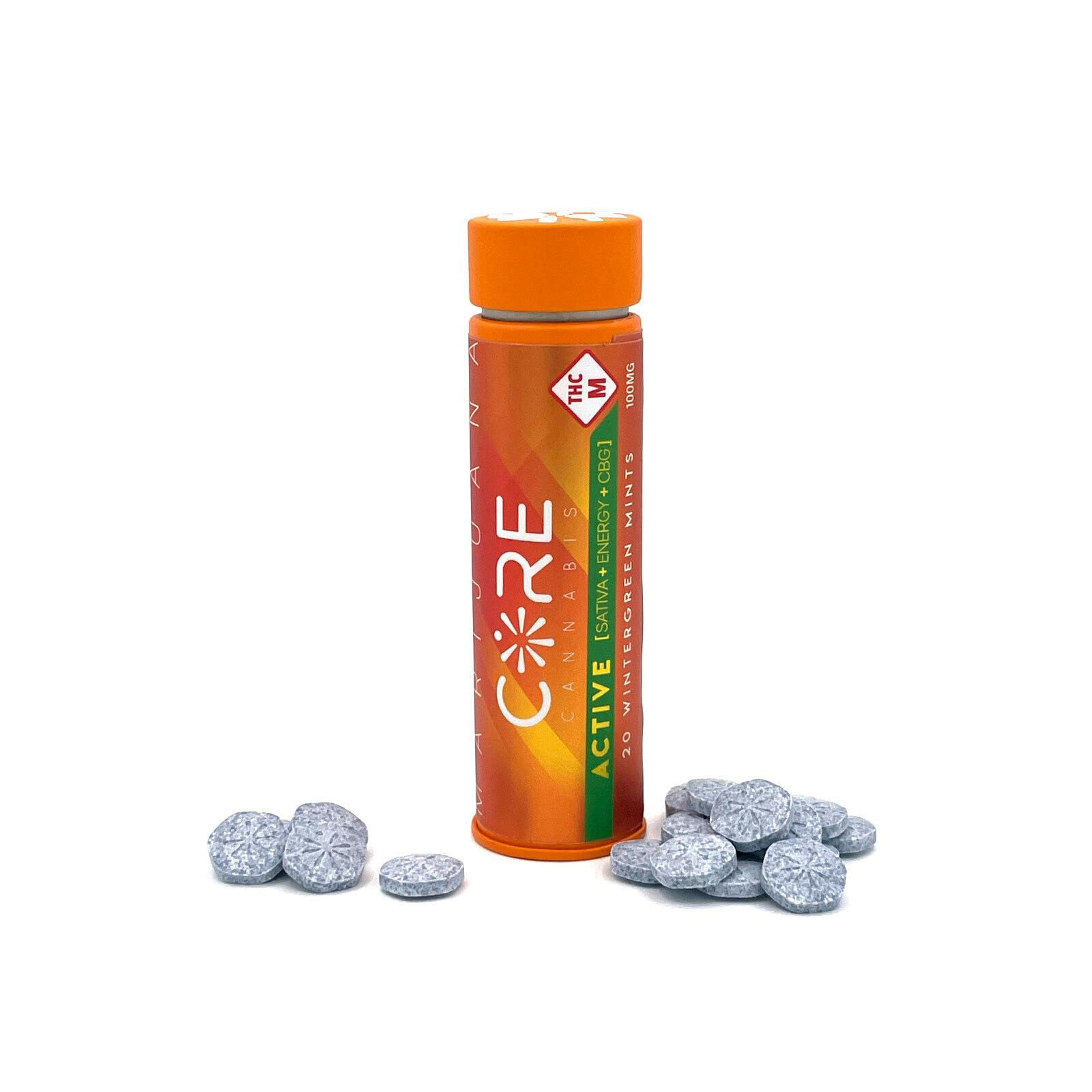 CORE Active Wintergreen Mints (90mg)