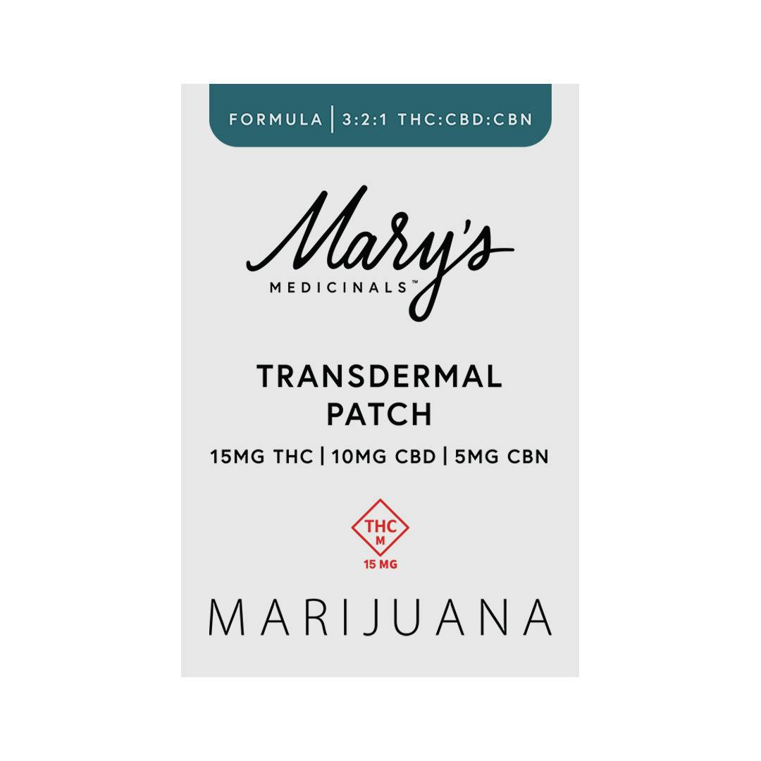 Transdermal Formula 3:2:1 Patch (15mg)