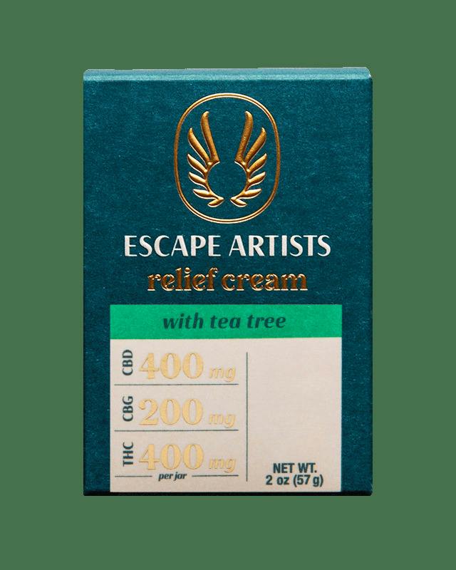 Escape Artists Tea Tree 2:1:2 Relief Cream (400mg)