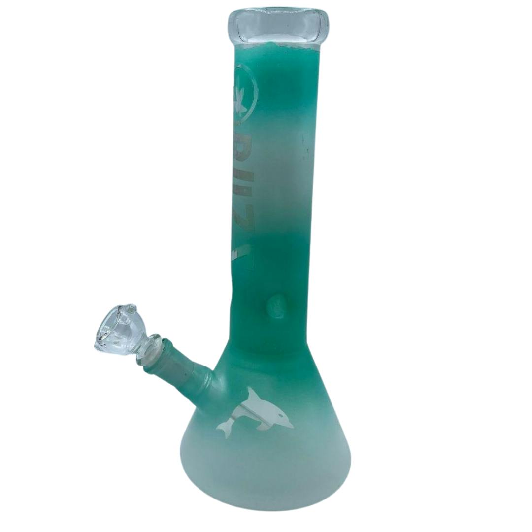 12" Buzz DS Beaker Bong - Green