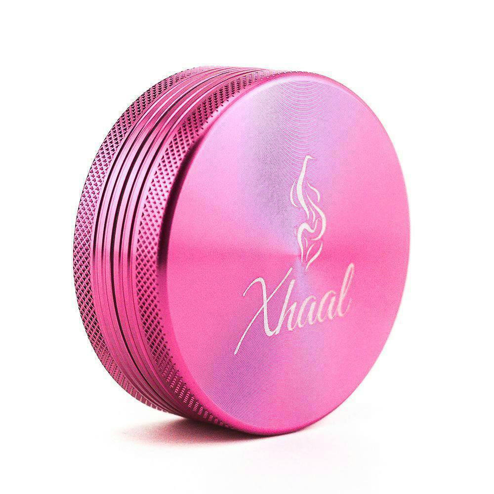 Xhaal 63mm 2 Piece Grinder - Pink