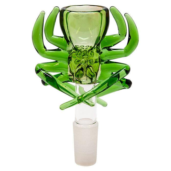 Tarantula Glass BOwl with 14mm Joint - Green