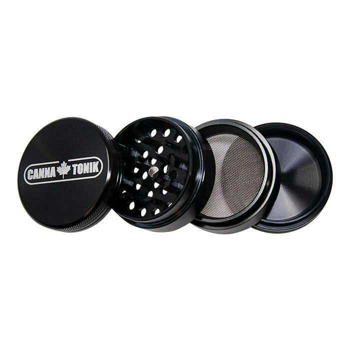 Cannatonik Anodized Aluminum Grinder - 50mm Black