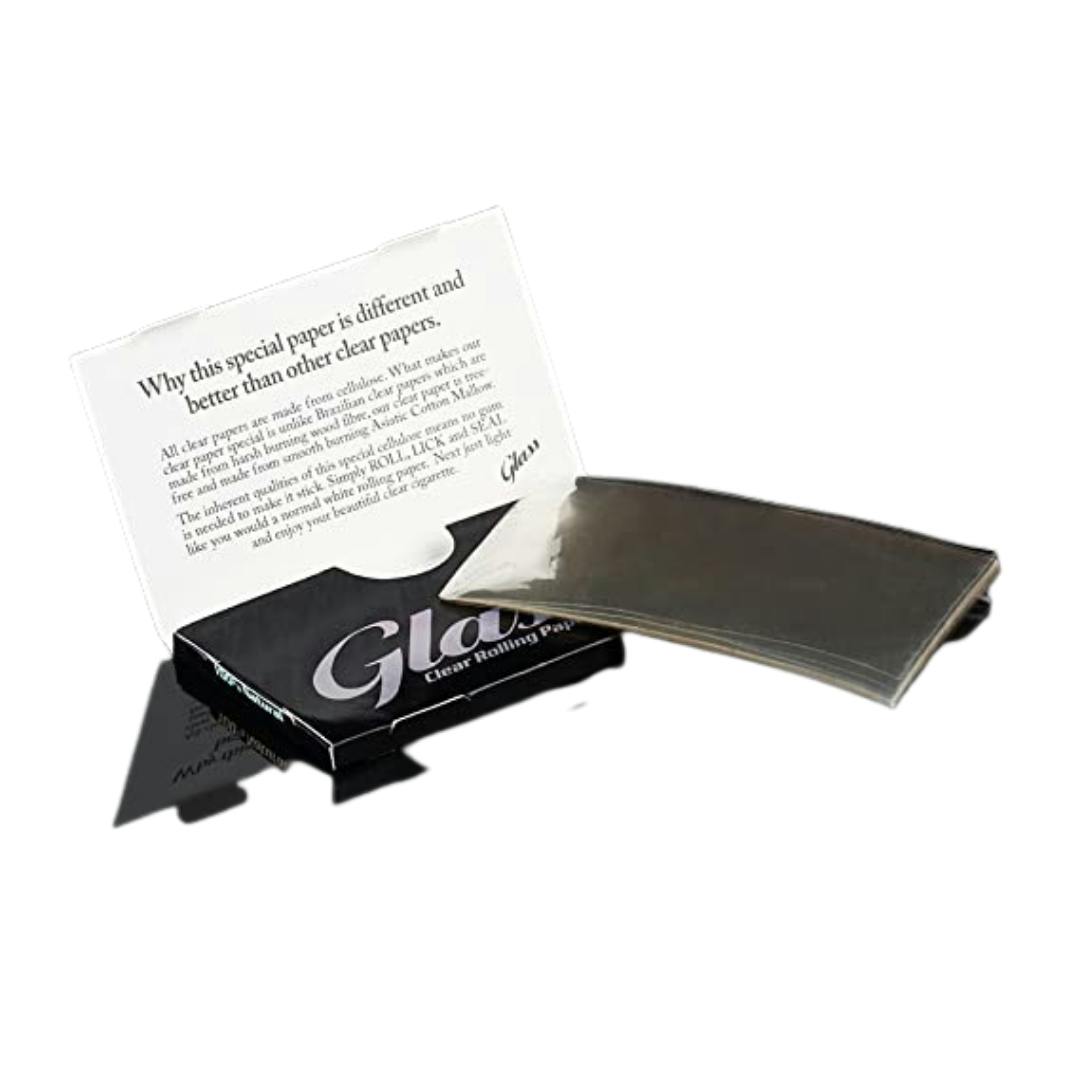 Luxe Glass Clear Rolling Papers - King Size