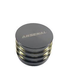 Arsenal Metal 4 Piece Grinder - Black & Gold