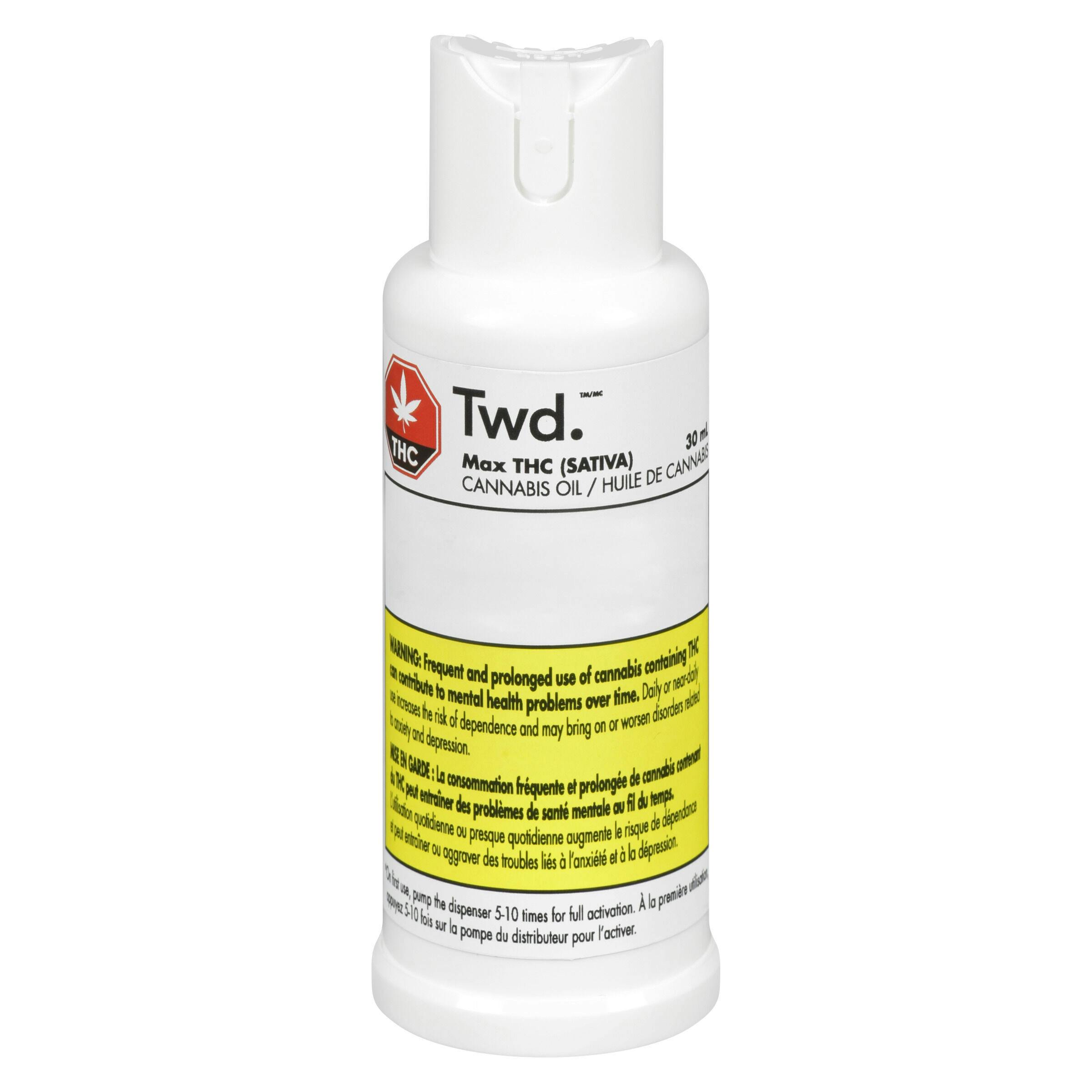 TWD. - Max THC Sativa Cannabis Oil | Sativa -30ml