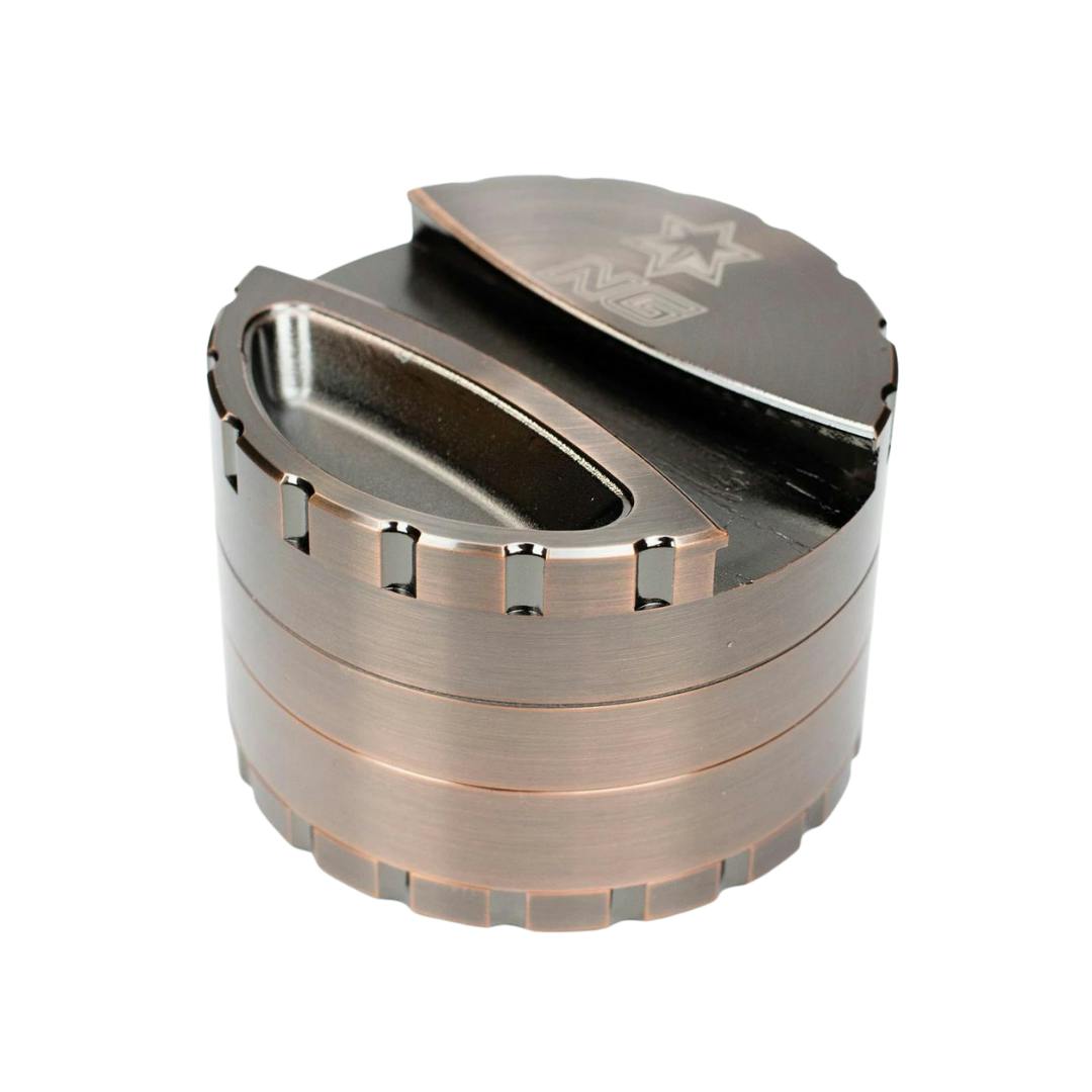 4-Piece Large Gunsteel Grinder - Red Bronze