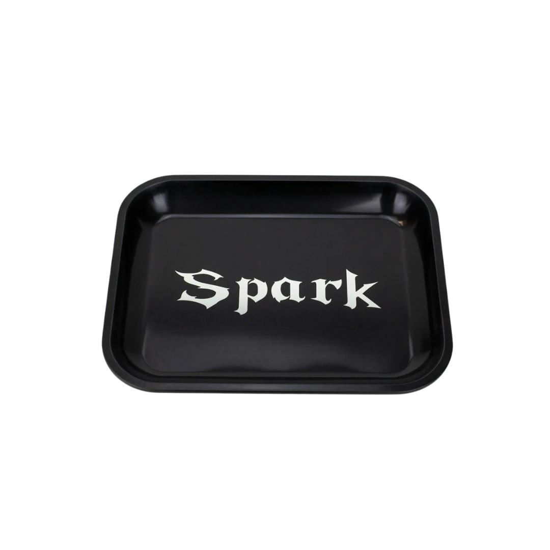 Large Spark Rolling Tray - Black