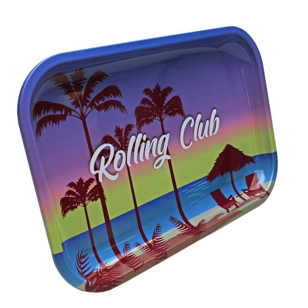 Medium Rolling Club Rolling Tray - Paradise City