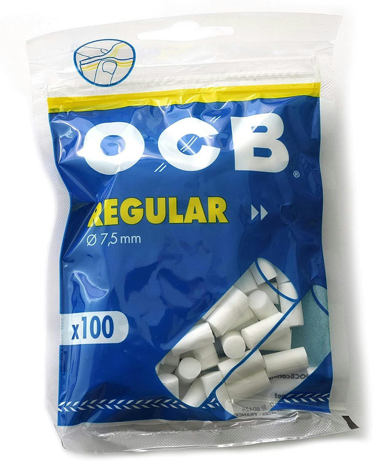 OCB Filter Tips - Regular Cotton