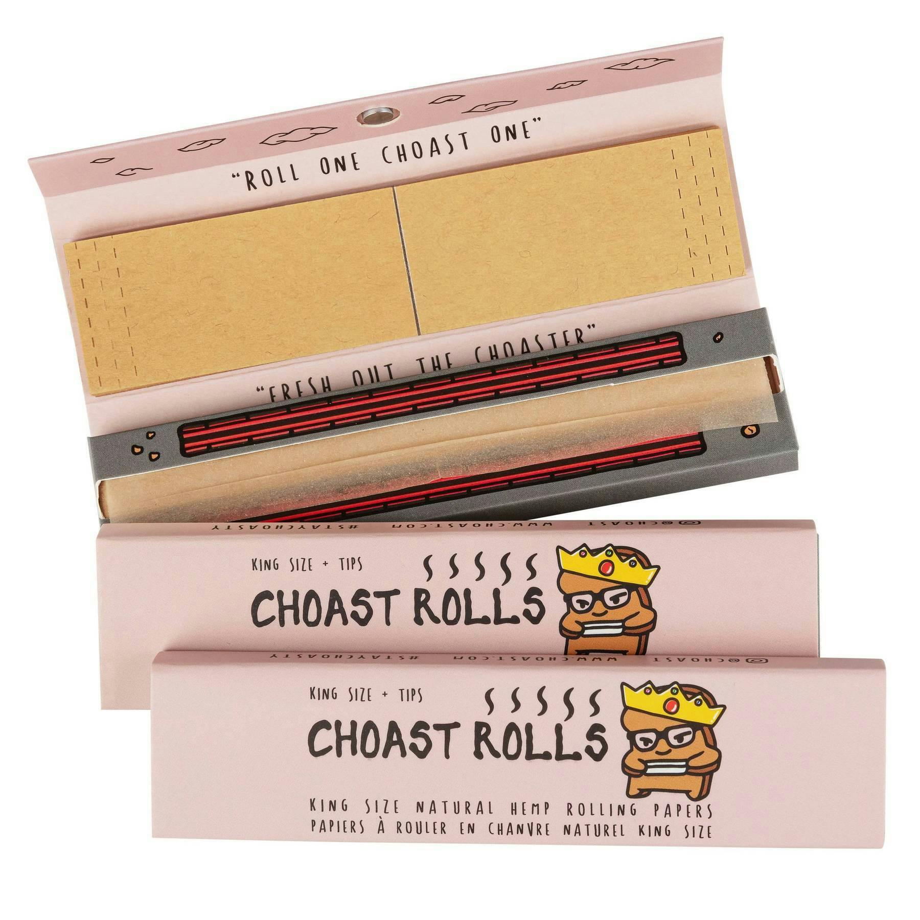 Choast King Size Rolling Papers and Tips