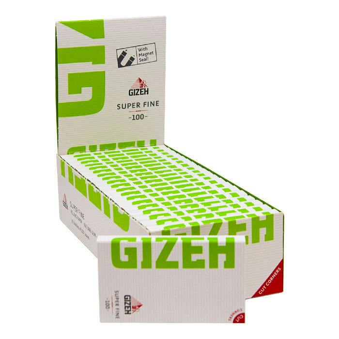 Gizeh Single Wide Rolling Papers - Super Fine Cut Corners