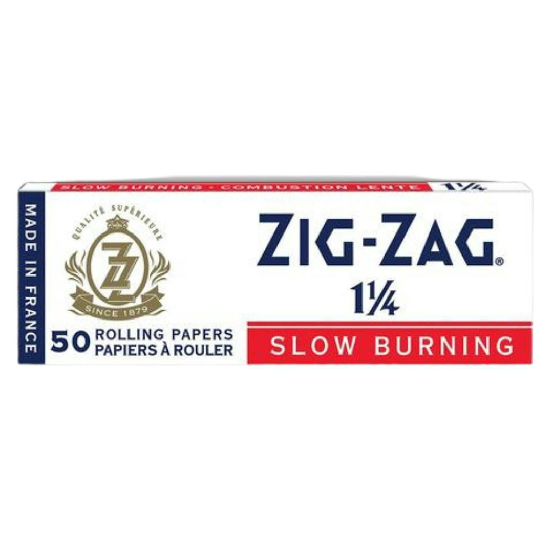 Zig-Zag 1 1/4'' Rolling Papers - White Slow Burning