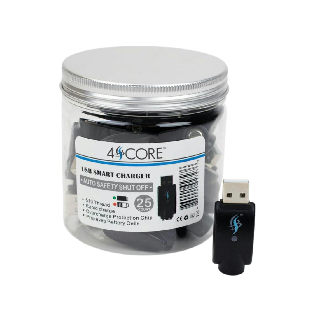 4Core USB 510 Charger - Black