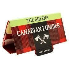 Canadian Lumber 1 1/4'' Rolling Papers - The Greens