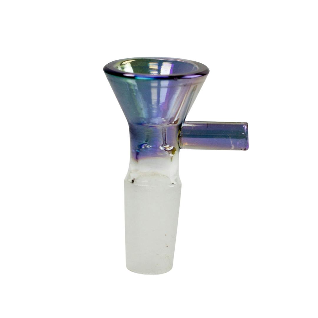 Metallic Color glass bowl for 14 mm Joint - Light Green