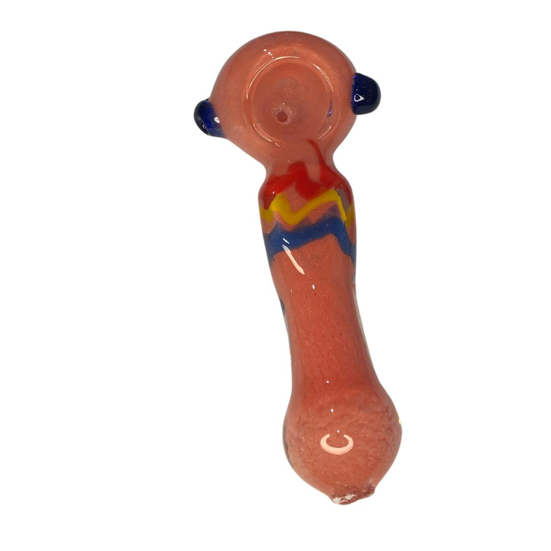 4" Cartel Spoon Pipe - Pink Camel Pastel