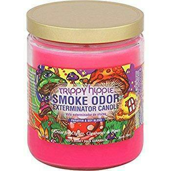 Smoke Odour Candle 13oz - Trippy Hippie