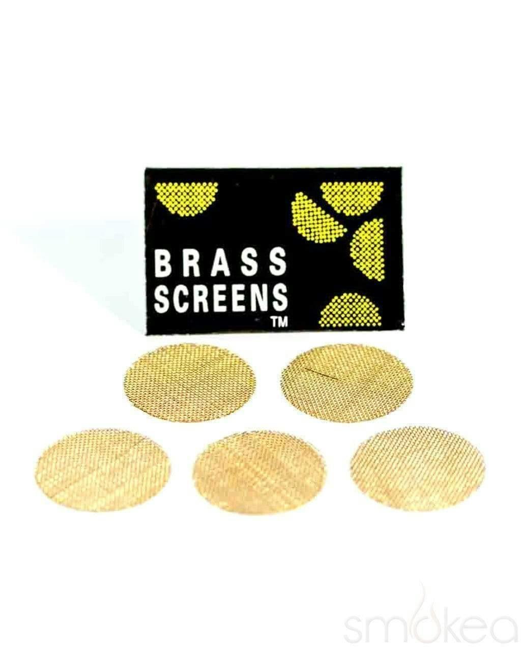 Pipe Screens Wallet Pack - Brass, 5Pcs