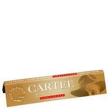 Cartel King Size Slim Rolling Papers - Unbleached