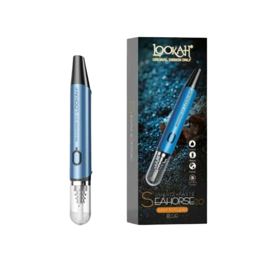 Lookah Seahorse 2.0 Wax Dab Pen - Blue