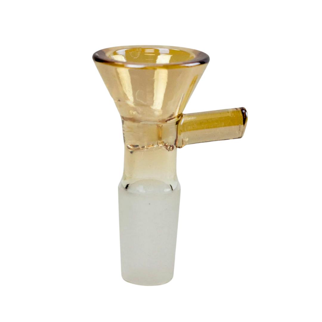 Metallic Color glass bowl for 14 mm Joint - Gold
