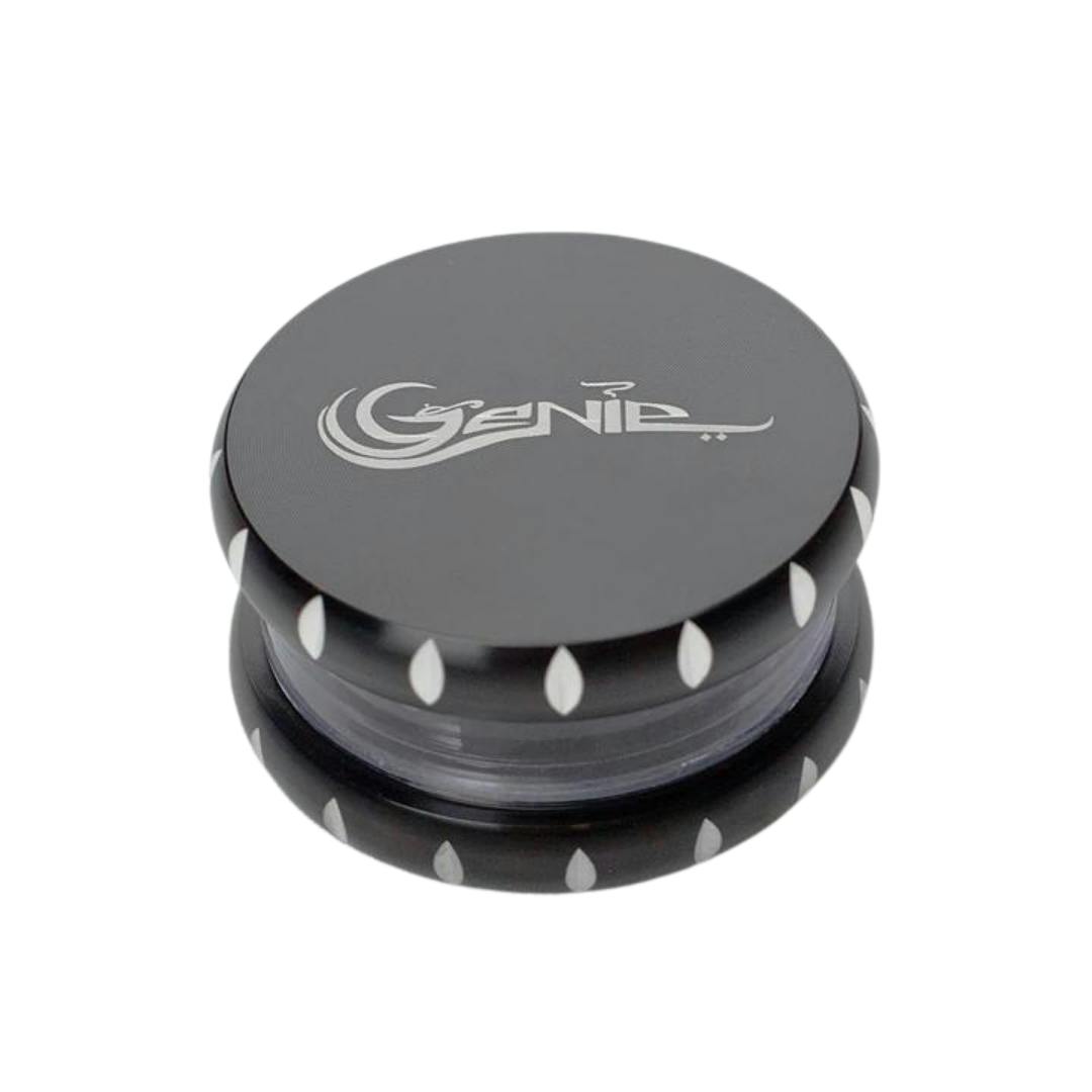 Genie Aluminium 2 Piece Grinder - Black