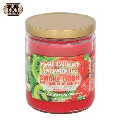 Smoke Odour Candle 13oz - Kiwi Twisted Strawberry