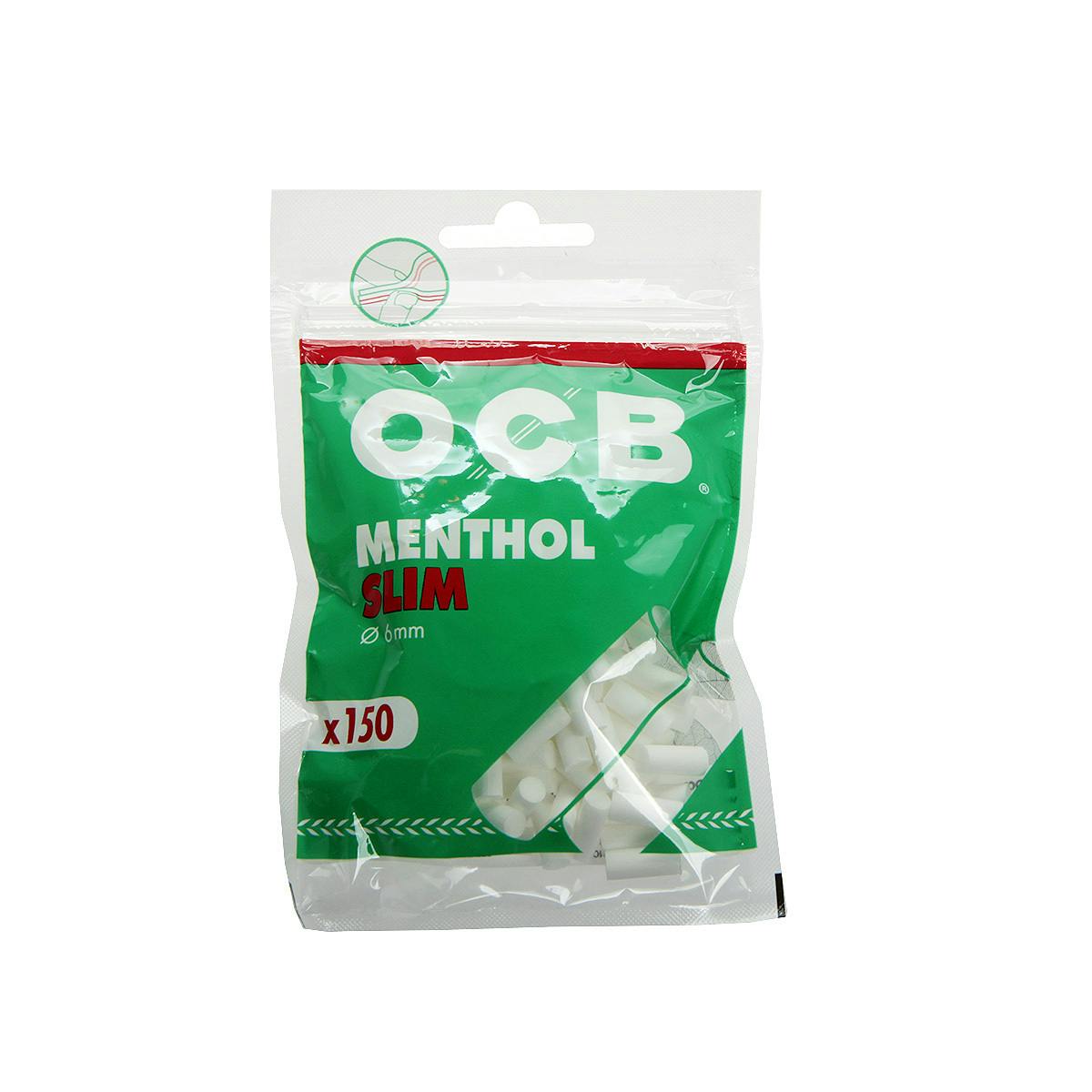 OCB Filter Tips - Slim Menthol