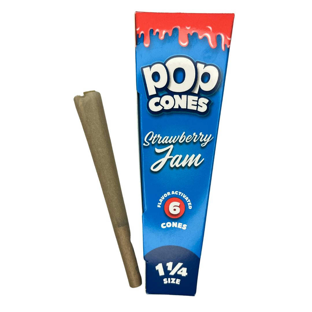 Pop Cones - 1 1/4 Strawberry Jam 6Pack