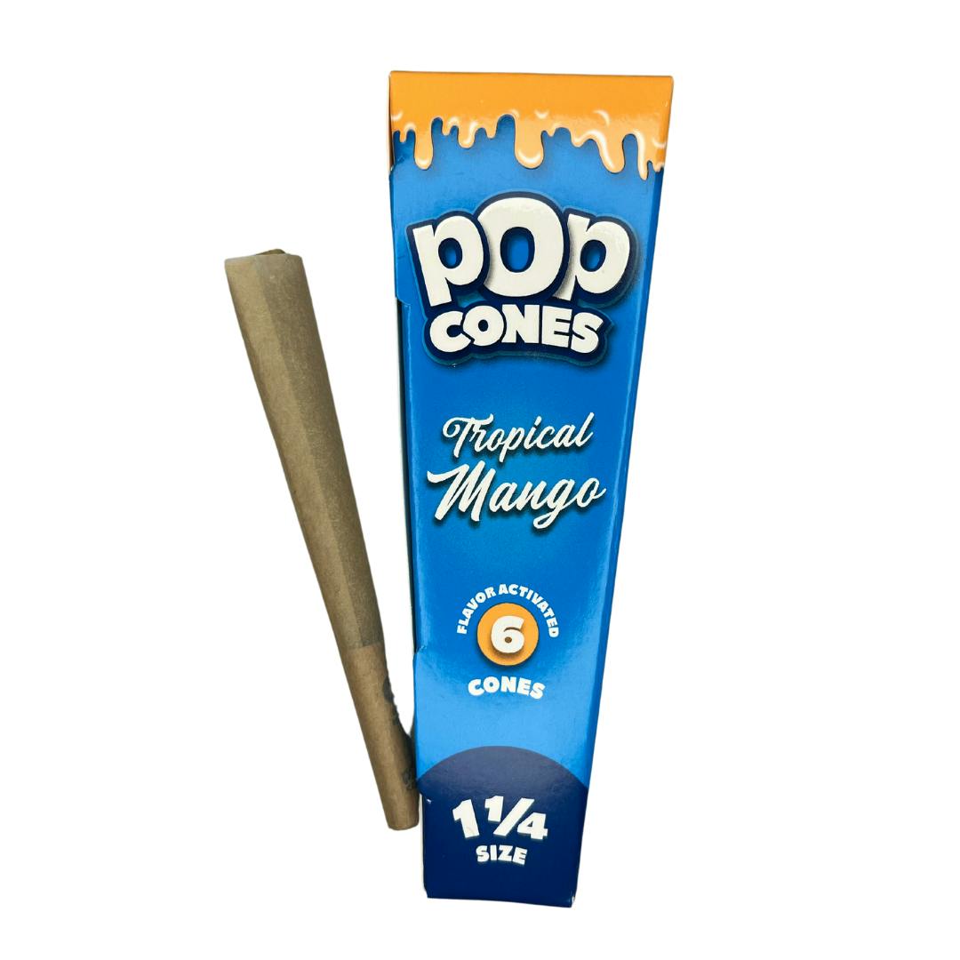 Pop Cones - 1 1/4 Tropical Mango 6Pack