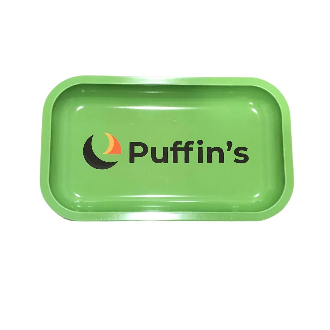 Puffin's Small Rolling Tray - Green