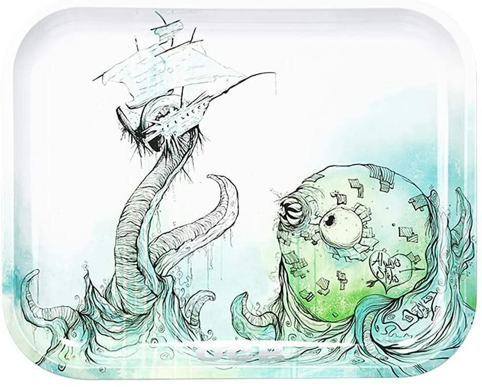 OCB Rolling Tray Medium - Sea Monster