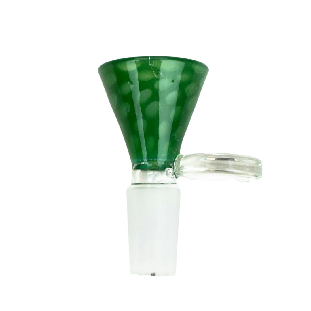 Thick Honey Bowl for 14mm Female Joint - Green