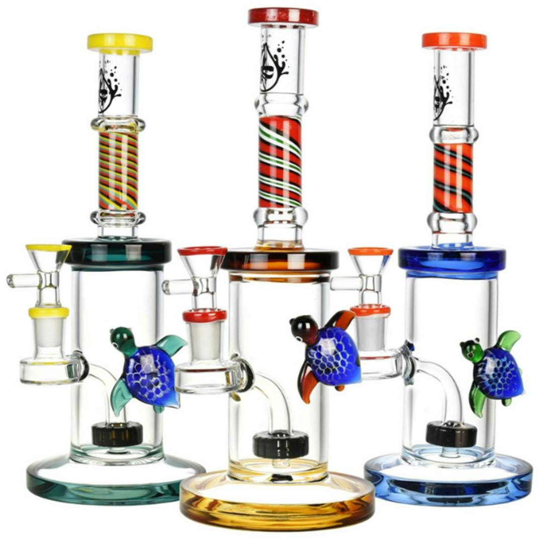 Pulsar Sea Turtle Journey Water Pipe - Teal
