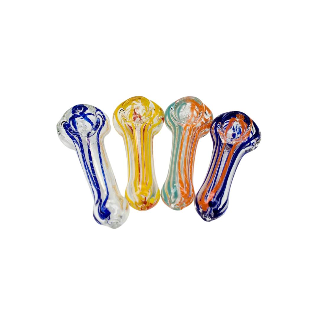 3" Soft glass Hand Pipe - 8294