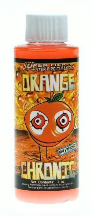 Orange Chronic Super Hero Bong Cleaner - 4oz