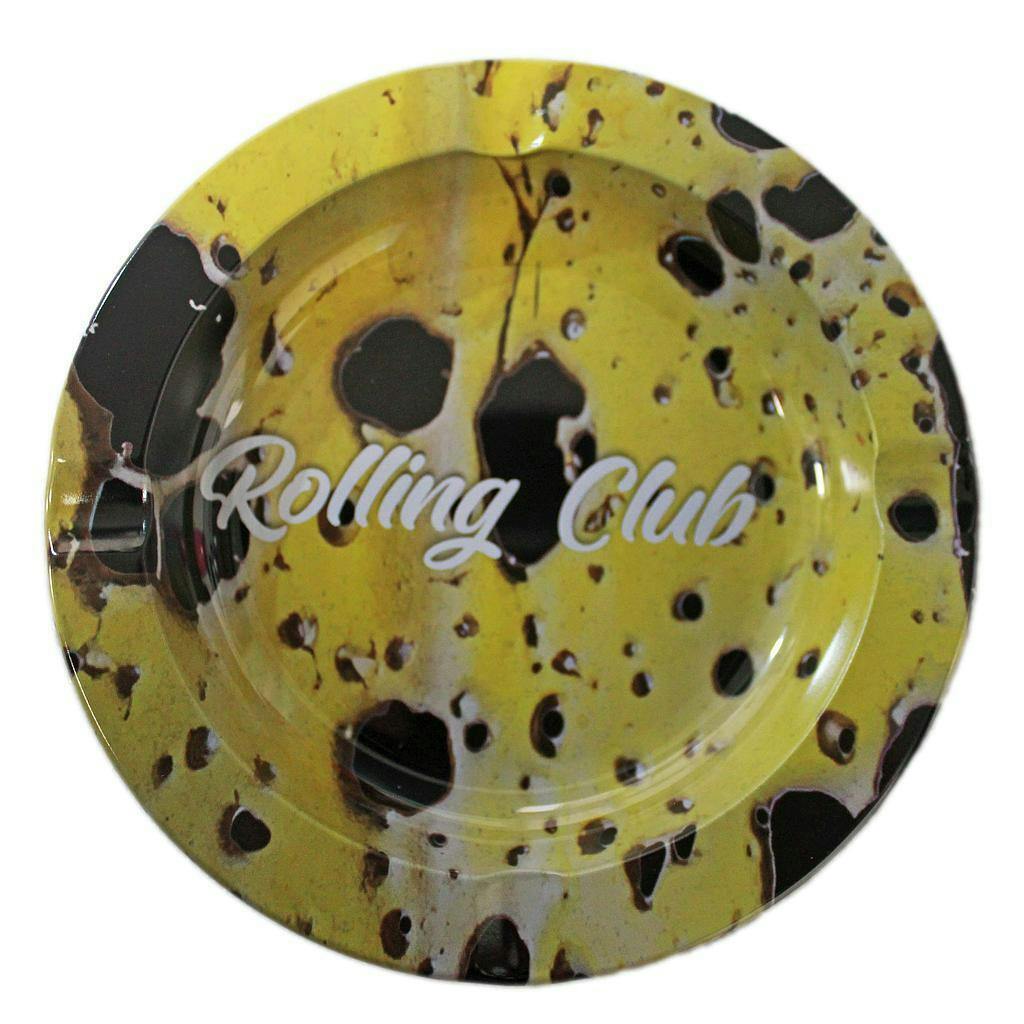 Rolling Club Small Metal Ashtray - Shatter