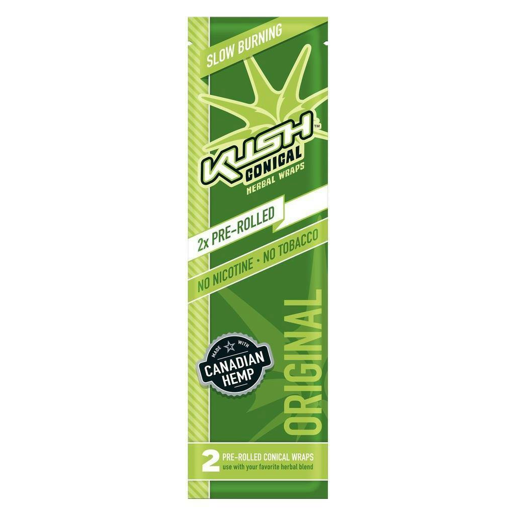 Kush Ultra Conical Herbal Wrap Pre-Rolled Cones - Original