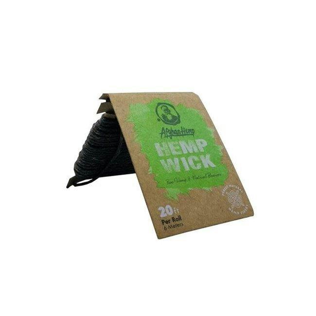Afghan Hemp Wick - 20 ft