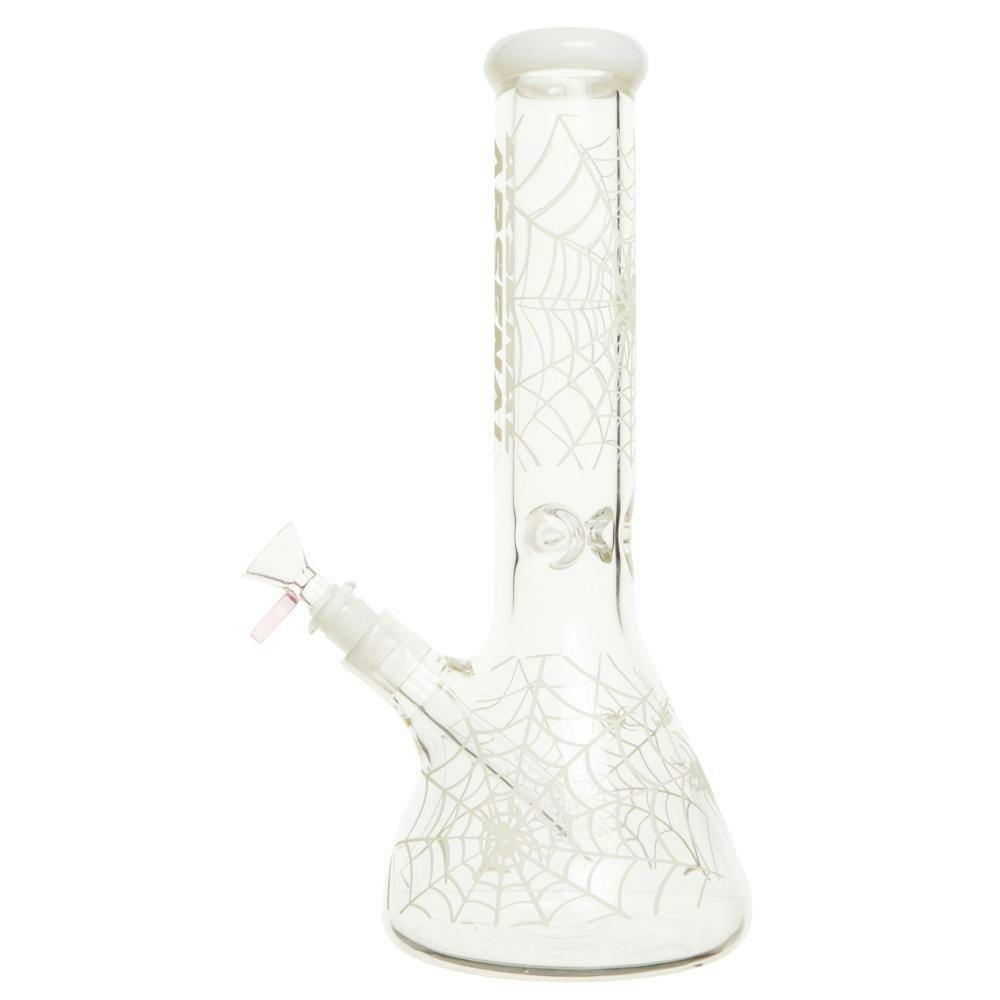 16" Glow In The Dark Beaker Bong - White Widow