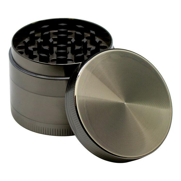 Aluminium 4 Stage 55mm Grinder - Gun Grey