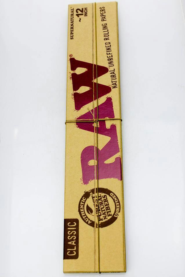 RAW Classic Unrefined Rolling Papers - Supernatural 12in.