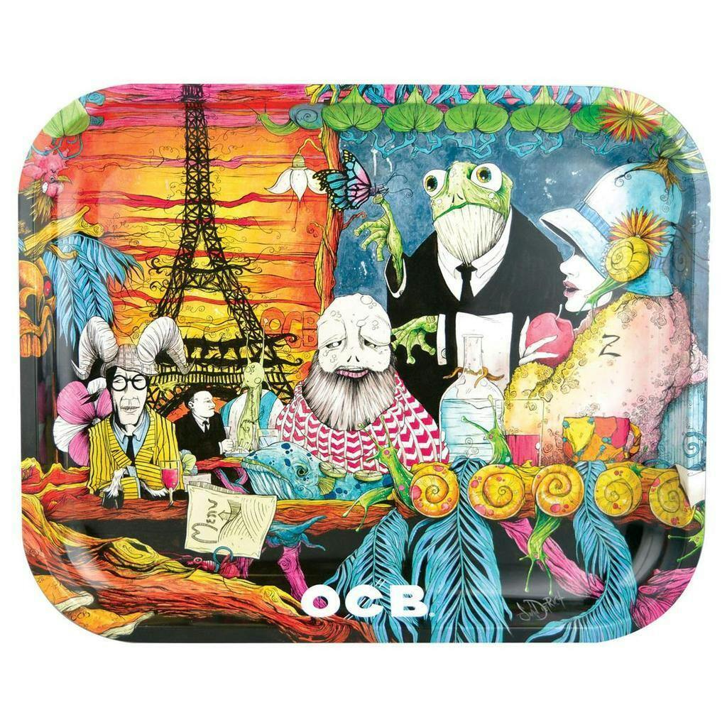 OCB Large Rolling Tray - Coffee Shop