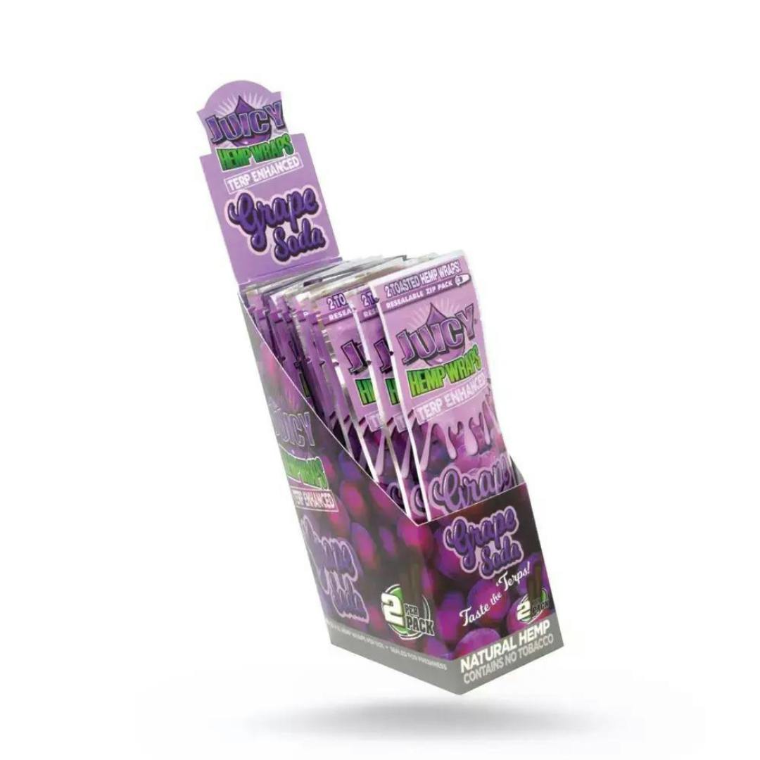 Juicy Jays Terp Hemp Wraps - Grape Soda